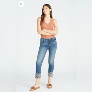 Driftwood Colette in Evening Floral Jeans